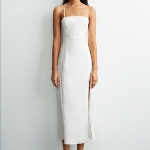 New white linen blend Zara dress!
